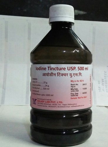 Relief Lab's Iodine Tincure, Form : Liquid