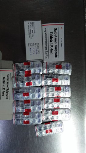 Salbutamol Tablets, Packaging Size : 10x10