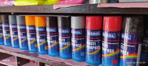 Kerol Spray Paints, Packaging Type : Bottle