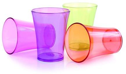 AMAZING MALL Plastic Drinking Glass, For Home, Size : Medium