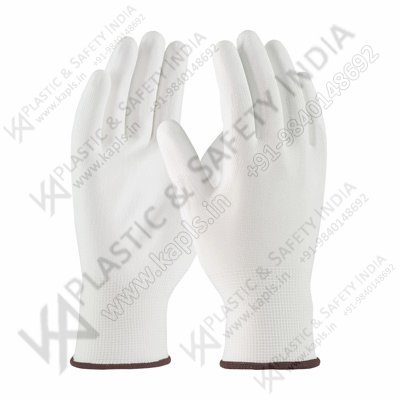   PU Coated Gloves, For Automobile, Mining, Packaging, Material Handling, Pattern : Plain