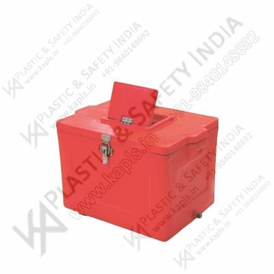 PUF Insulated Ice Box With Vending Lid