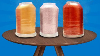 Dyed Viscose 45 Gram Double Twist Embroidery Threads, Packaging Type : BOX