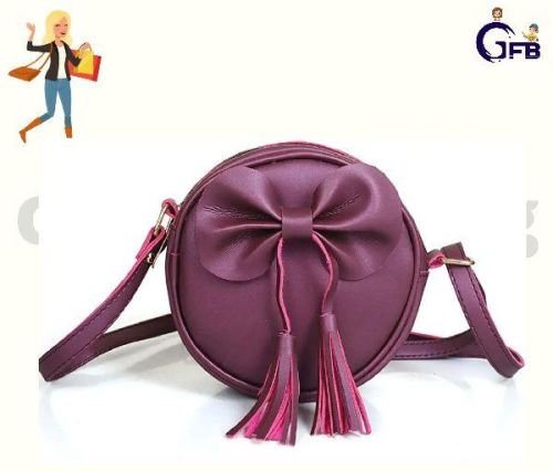 Rexin Ladies Round Bag/ Ladies Side Bag/ Ladies Fancy Bag