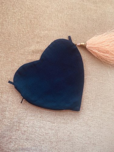 Square Polyester Makeup Pouch, Color : Black