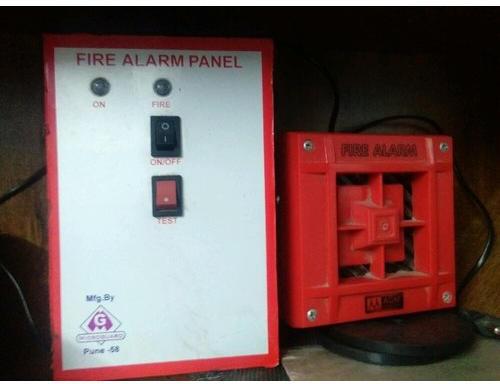 Mild Steel Fire Alarm Hooter, Color : Red