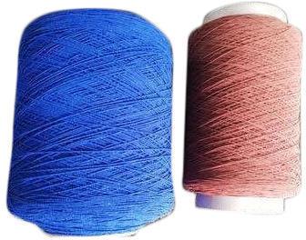 Cotton Colored Bobbin Thread, For Garments, Pattern : Plain