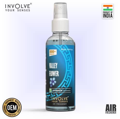 Involve Garden Fragrances Air Freshener Spray - Valley Flower Fragrance Car Perfume Spray