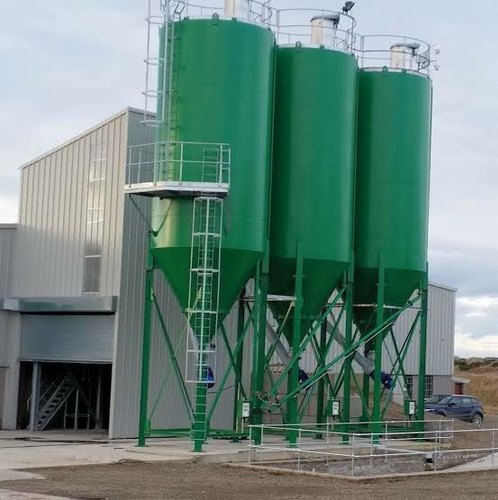 Mild Steel Vertical Silos, For Storage, Storage Material : Cement