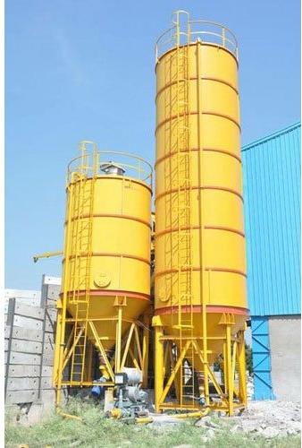 Plant Mixture Silo, Capacity : 50-80 Ton