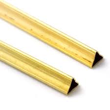 Polished Triangle Brass Tube, Length : 200-300mm, 300-400mm