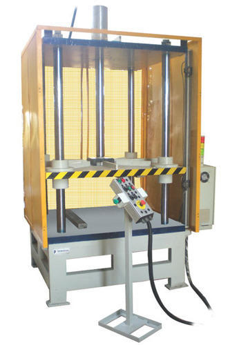 Silver Automatic Electric Mild Steel Four Post Assembly Press