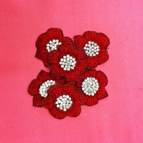 Beaded Handmade Motifs, Pattern : Sewing