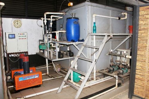 Electric Semi Automatic Sewage Treatment Plant, For Recycling, Voltage : 220V