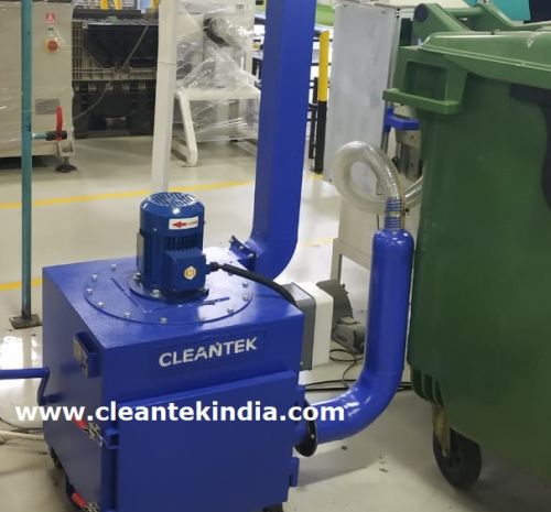 Cleantek Direct Automatic Compact Dust Collector, Color : Blue