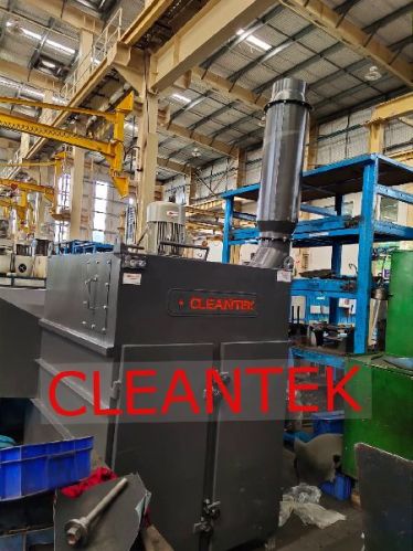 Electric Semi Automatic Dust Collection System, Color : Blue