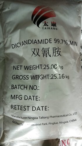 Taikang Dicyandiamide DCDA, Density : 1.4 g/cm3