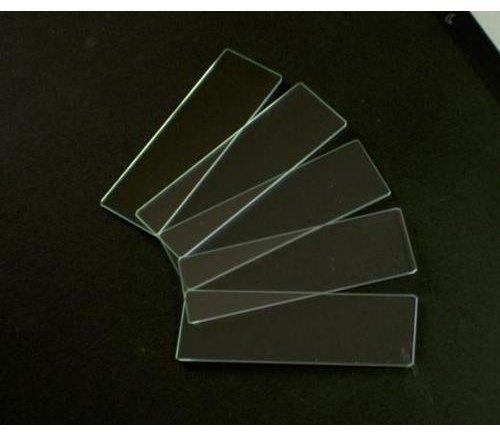 BLUE STAR/ROHEM Glass Plain Microscope Slides, Color : Transperent