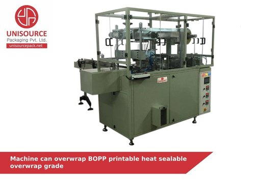 Unisource Automatic Overwrapping Machine, Capacity : 40 Pack Per Min