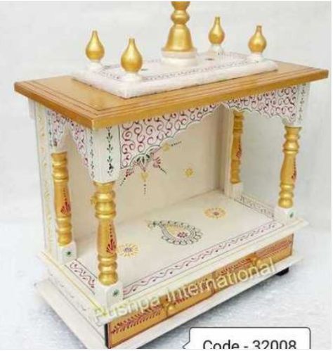 Polished Kamdhenu Wooden Temple, Style : Antique