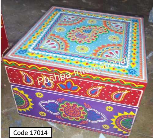 Rectangle Printed Wooden Box, For Gift, Size : 24x24x12inch, 26x26x13inxh