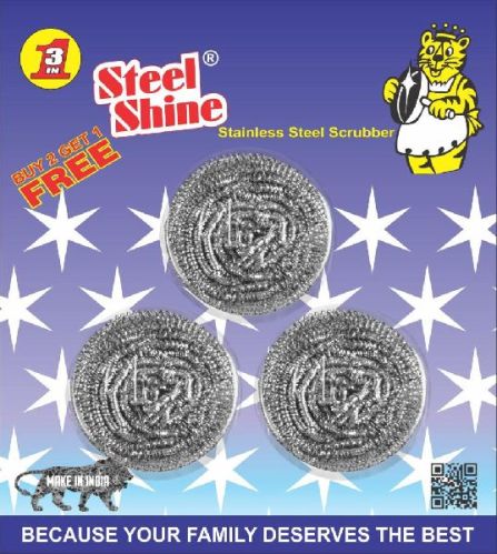 3 In 1 Stainless Steel Scrubber