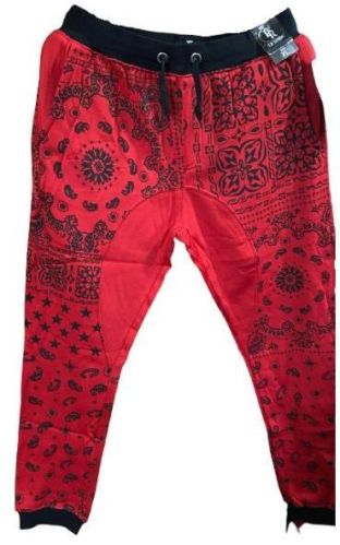 Mens Winter Fleece Joggers Pant, Length : Full Length