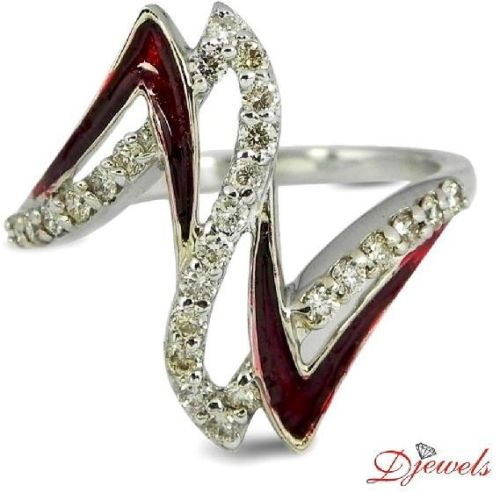 Factory Outlet Round Brilliant Cut Rings Jewelry Engagement Ring Diamond Gold Diamond Ring