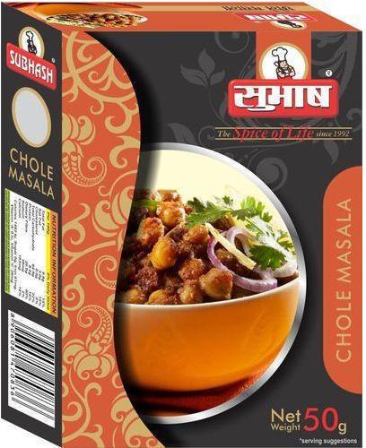 Subhash Chole Masala, Packaging Size : 50g, 100g, 1kg
