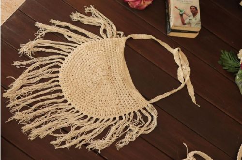 Hand Crochet White Sling Bag, For Good Quality, Easily Washable, Width : 25-30 Inches