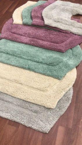 Bath Mat 3 Piece Set, For Household Use, Feature : Anti Bacterial, Anti-wrinkle, Comfortable, Dry Cleaning