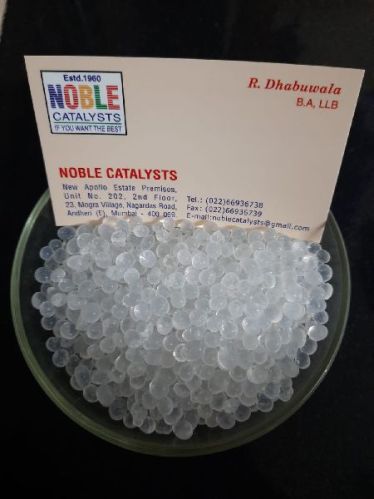 Noble Polished White Silica Gel Beads, Size : 8mm, 2mm To 4mm