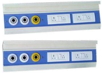 Rectangular Aluminum Horizontal Bed Head Panel, For Hospital