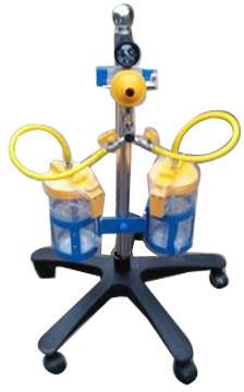 Mild Steel Theater Suction Trolley, Capacity : 2000 Ml