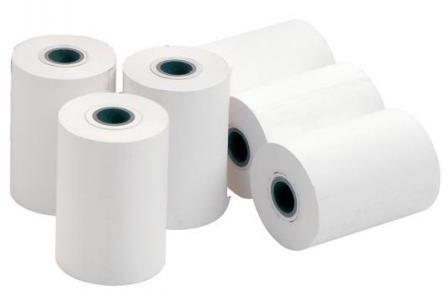 Plain Thermal Paper Roll, Color : White