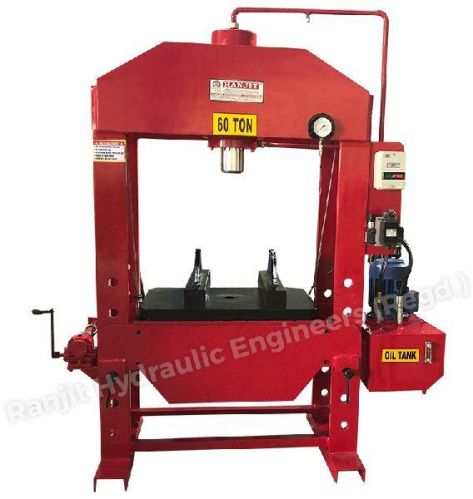 60 Ton Hand Operated Hydraulic Press, Capacity : 10-50kg/h, 50-100kg/h