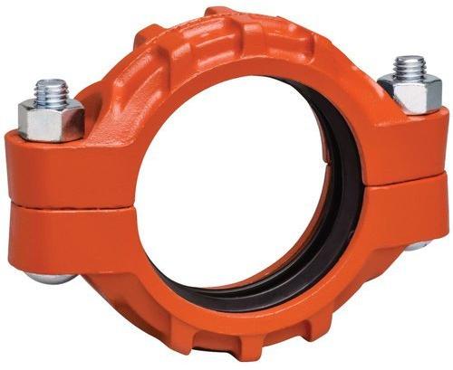 SS Victaulic Coupling, For Construction, Color : Orange