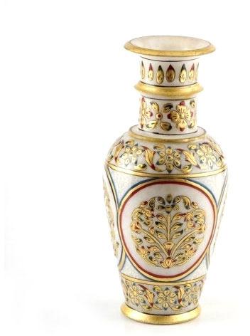 Marble Pots, Color : White