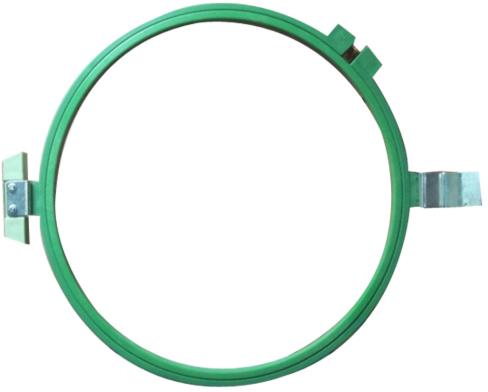 Plastic Round Embroidery Frame, Color : Green