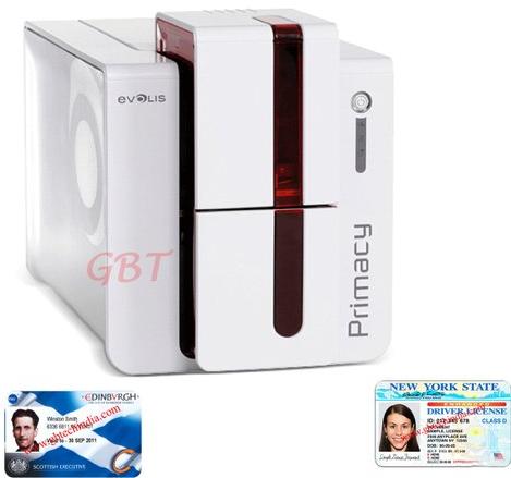 Dual-Sided Color ID Card Thermal Printer (Evolis)