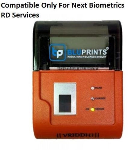 2 Inch/ 58 Mm BluPrints Integrated Biometric Fingerprint (Aadhar Enabled) Thermal Printer