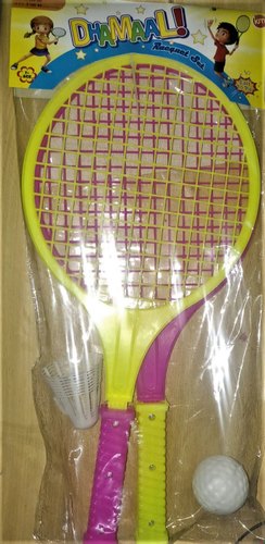 Kids Plastic Badminton Rackets, Grip Material : PVC