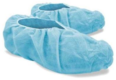 Non Woven Disposable Shoe Covers, Color : Blue