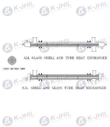 Cylindrical Shell & Tube Heat Exchanger, For Industrial, Size : Standard