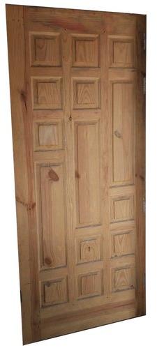 Polished Carved Plywood Wooden Door, Open Style : Swing