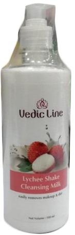 Vedic Line Lychee Shake Cleansing Milk, Packaging Type : Plastic Bottle