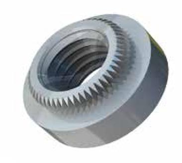 Metal Polished Self Clinch Broaching Nuts For Fitting Use