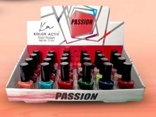 Kolor Activ Passion Nail Polish, Packaging Type : Glass Bottle