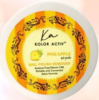 Pineapple Nail Polish Remover Wipes, Size : Standard