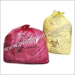 Plastic Medical Waste Bags, For Hospital, Pattern : Plain